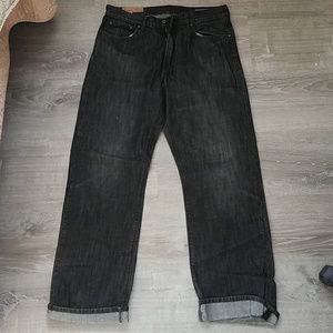 Gap 1969 33x34 Black Jeans, Loose Fit